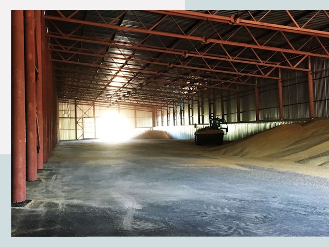 Строительство зернохранилищ в Нижнеудинске