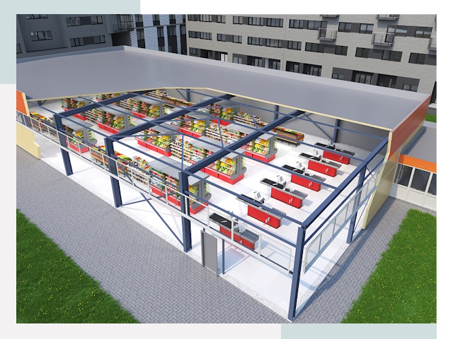 Строительство магазинов в Нижнеудинск от 610 руб. за м²