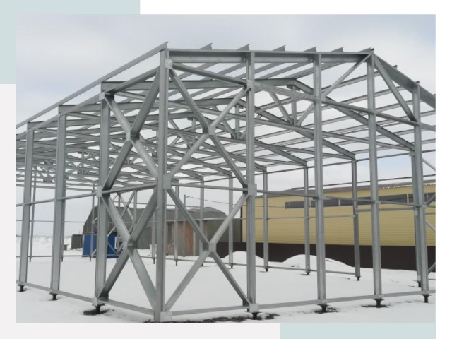 Каркасные ангары в Нижнеудинске