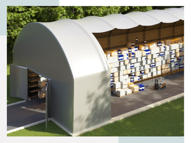 Тентовые ангары в Нижнеудинске