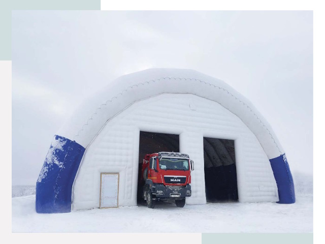 Мобильные ангары в Нижнеудинске