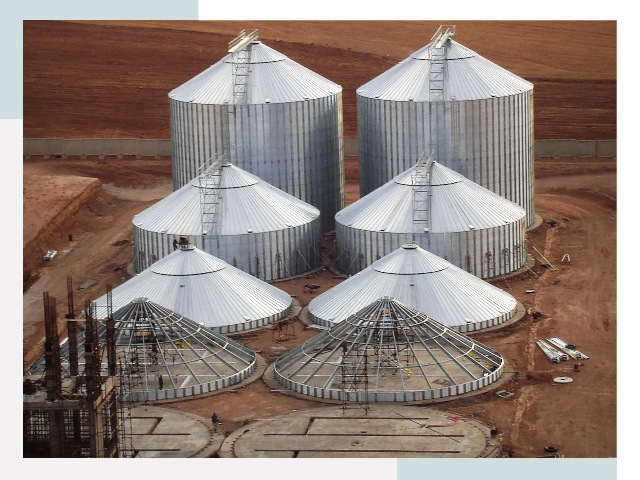 Строительство зерновых силосов в Нижнеудинске