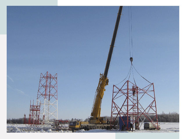 Монтаж вышек связи в Нижнеудинске