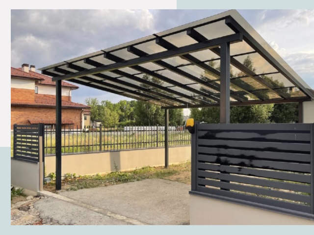 Металлические навесы в Нижнеудинск от 610 руб. за м²