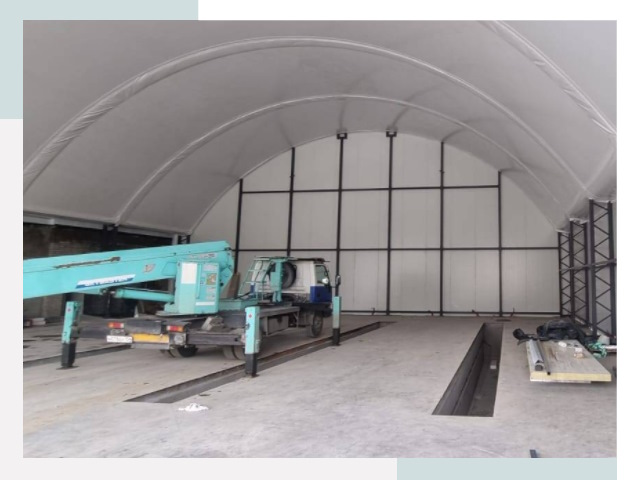 Внутреннее оснащение ангаров в Нижнеудинске